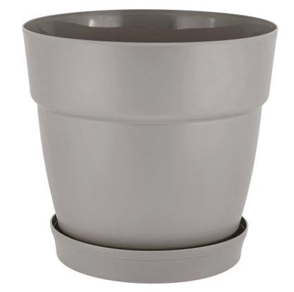 Горшок для цветов InGreen Villa de Fiori, фикс.поддон 20л, D360мм, на колесиках,французский платан